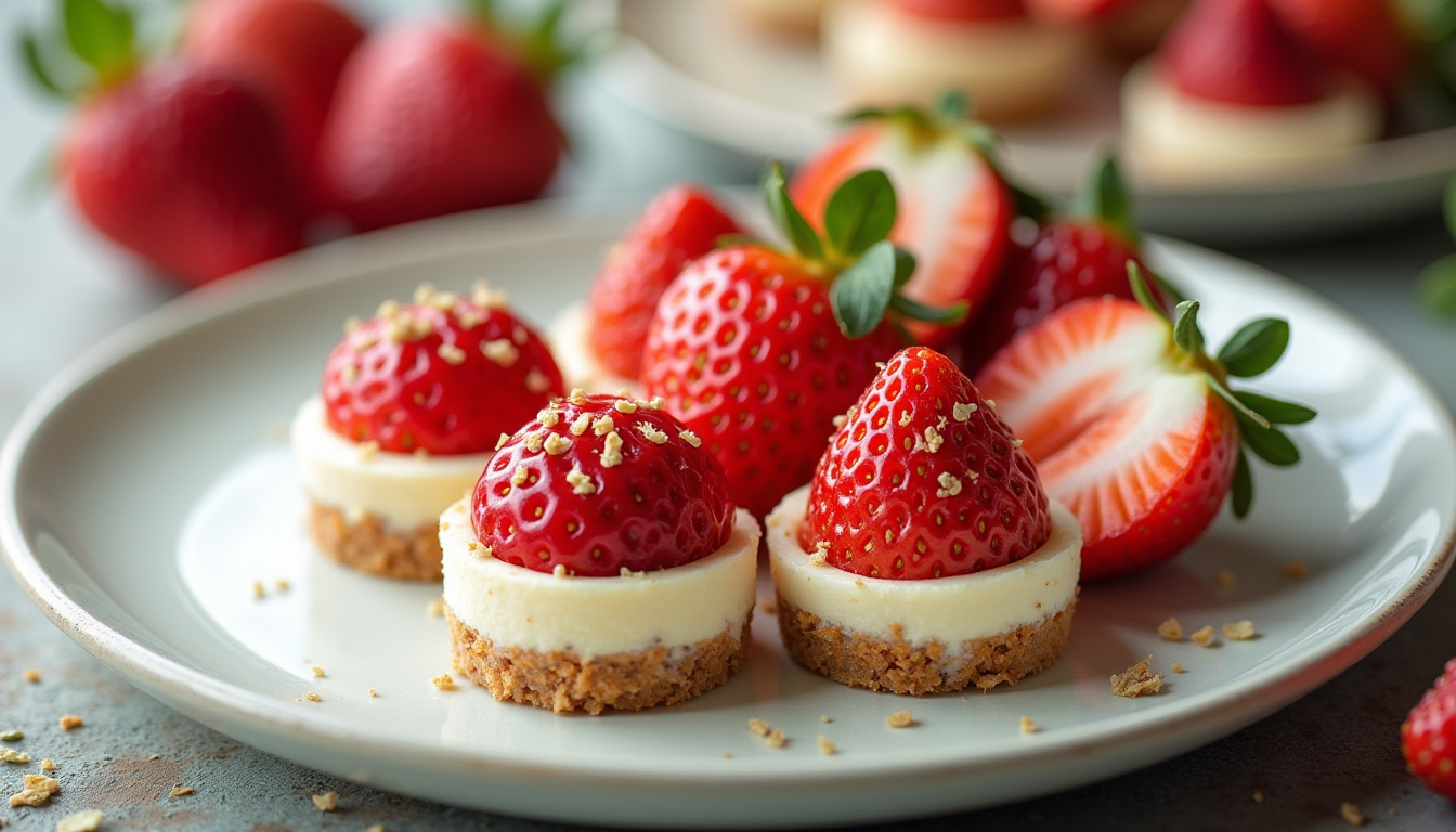 Create An Image Featuring A White Chocolate Strawb