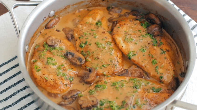 Creamy Chicken Marsala: A Comforting Italian-American Classic for Any Night