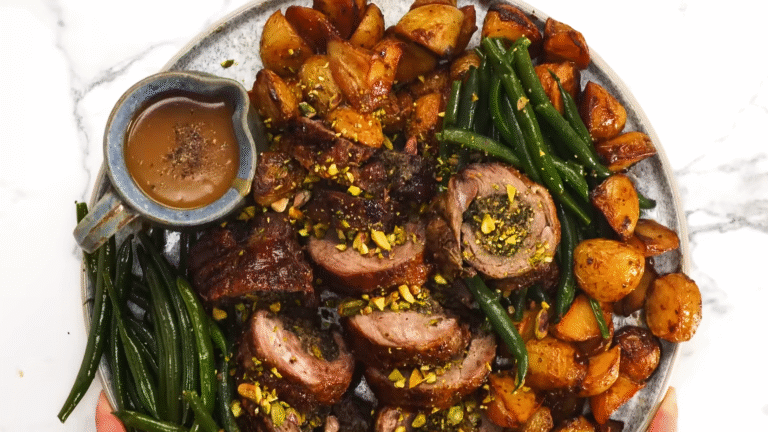 Easter Stuffed Lamb – Slow Roasted to Tender, Juicy Perfection