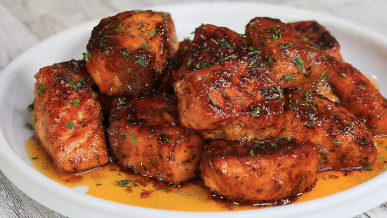 Honey Butter Garlic Glazed Salmon Bites: The Ultimate Flavor-Packed Appetizer or Snack