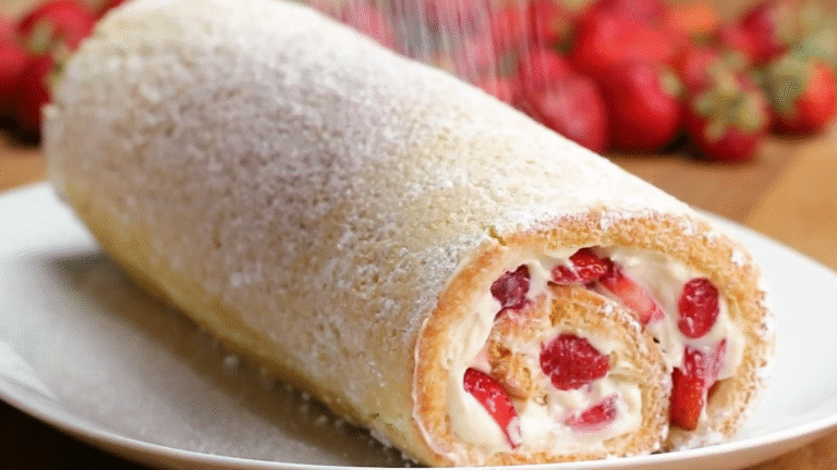 Strawberry Cheesecake Cake Roll: A Swirl of Sweet Perfection