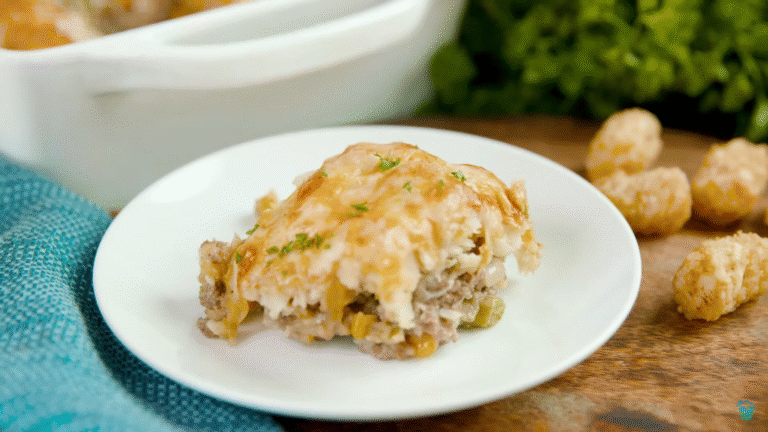 The Best Old-School Tater Tot Casserole Recipe – Just Like Mom Used to Make