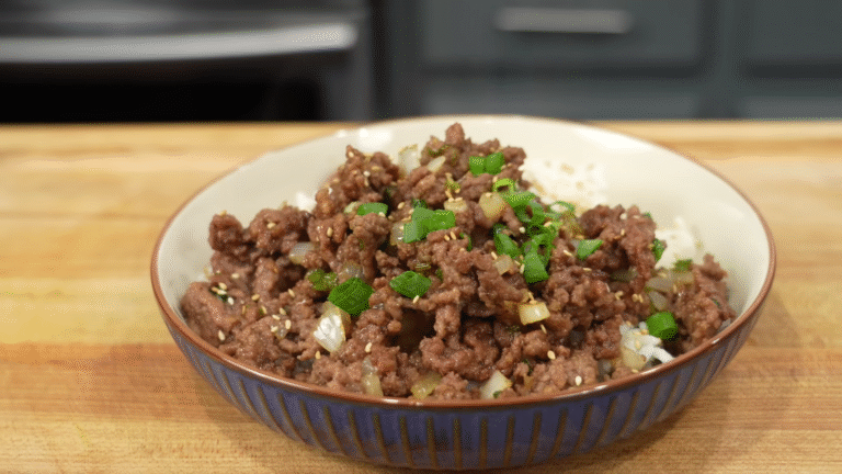 Korean Beef Bowls with White Rice An Easy Weeknight Favorite Full of Flavor and Comfort
