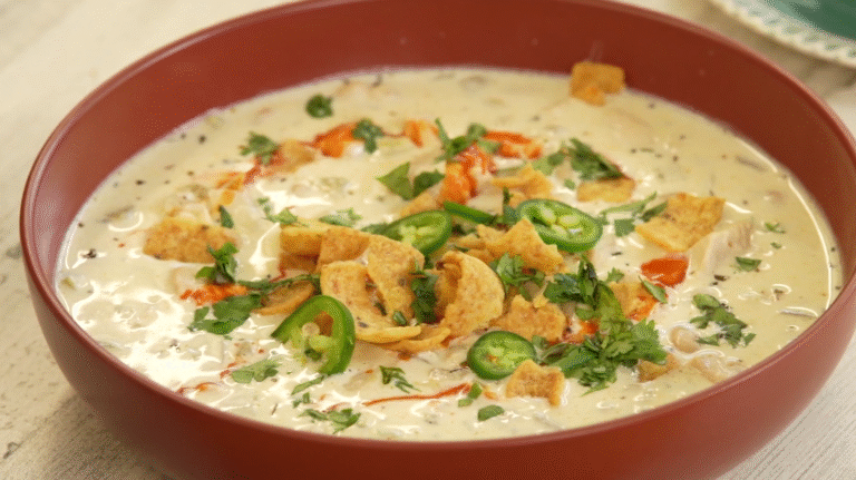 Creamy White Chicken Chili – Comfort in a Bowl | Homemade Recipes